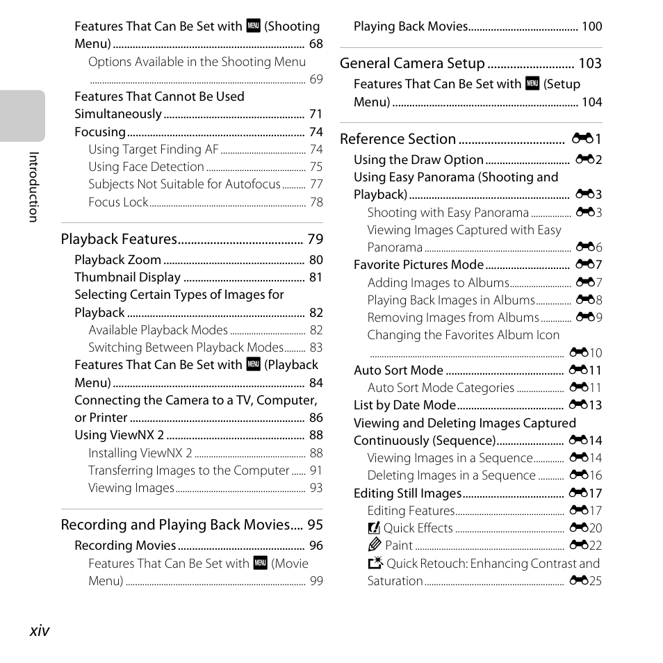 Nikon S6400 User Manual | Page 16 / 280