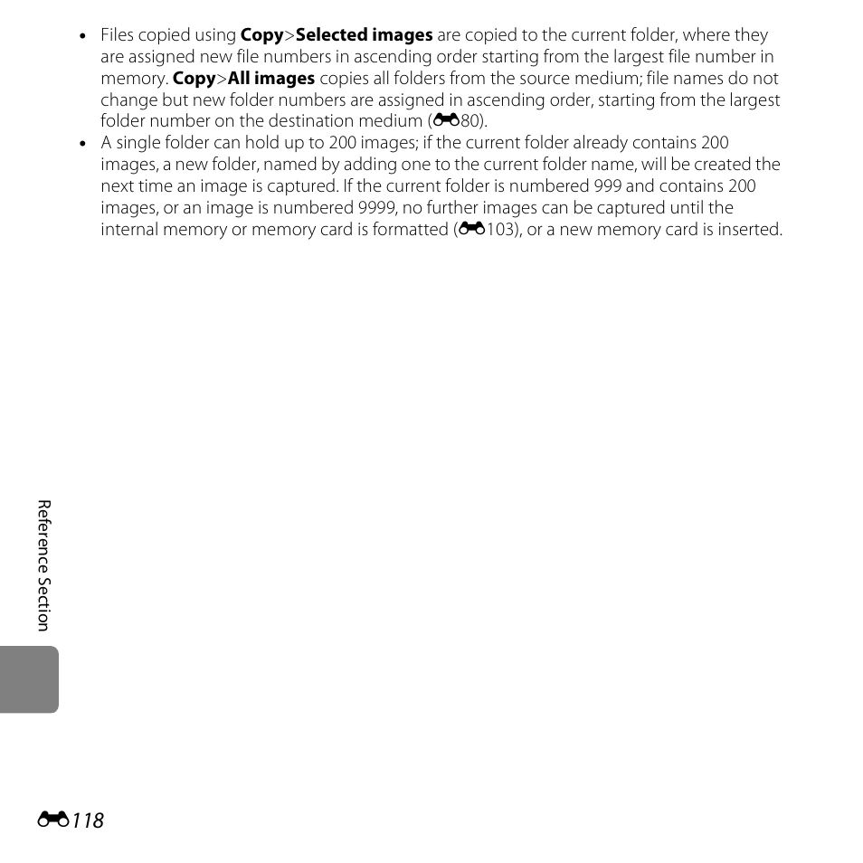 E118 | Nikon S6400 User Manual | Page 242 / 280