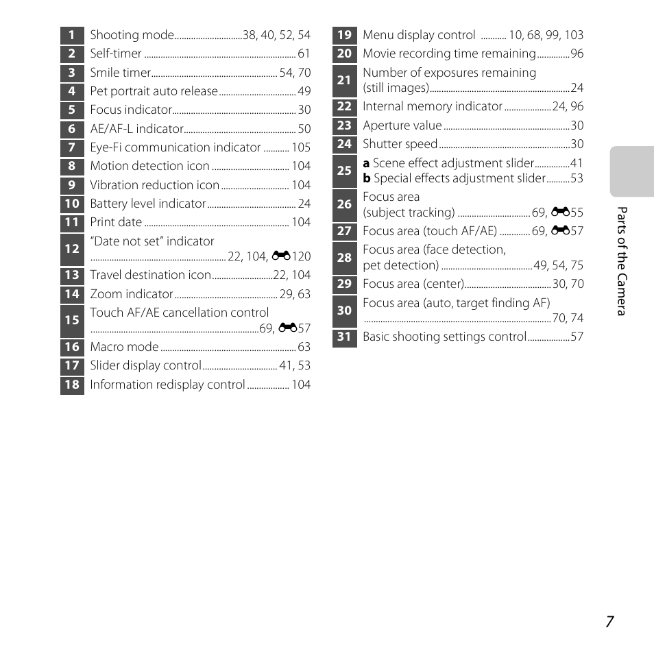 Nikon S6400 User Manual | Page 25 / 280