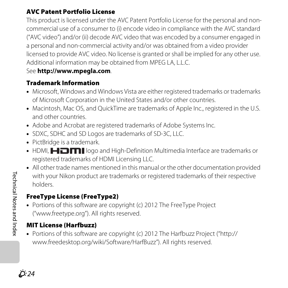 Nikon S6400 User Manual | Page 272 / 280