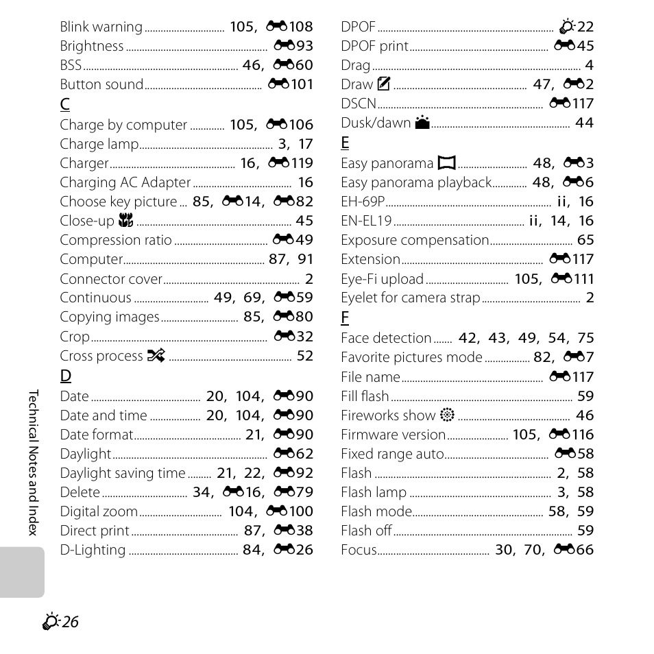 Nikon S6400 User Manual | Page 274 / 280