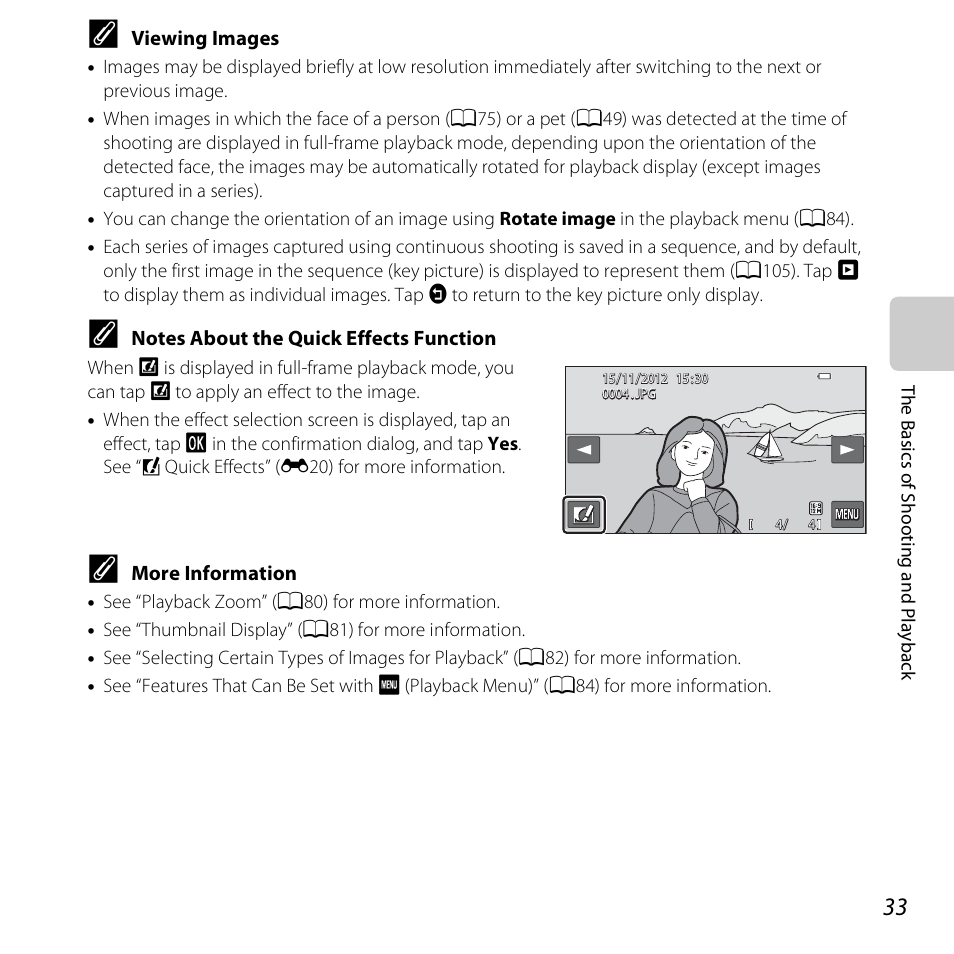 A33) | Nikon S6400 User Manual | Page 51 / 280