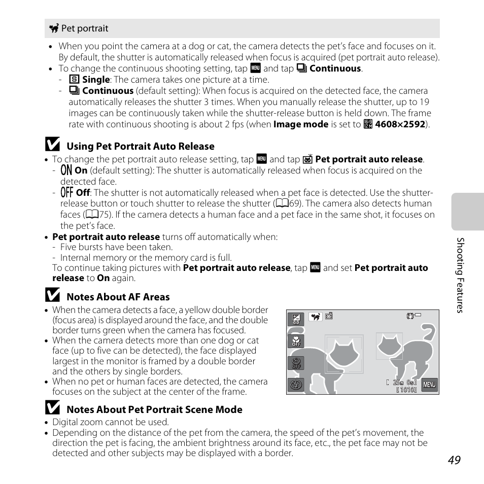 A49) | Nikon S6400 User Manual | Page 67 / 280