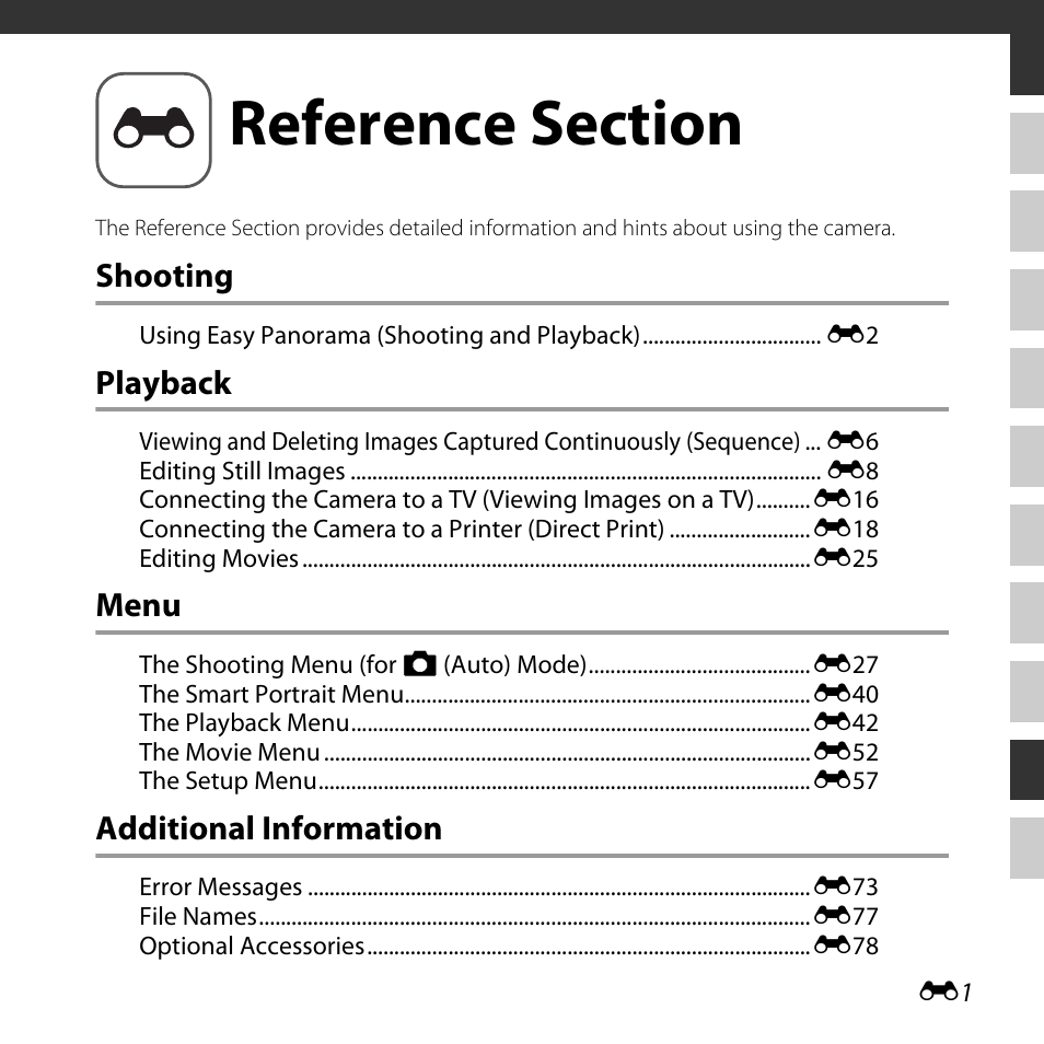 Reference section | Nikon L830 User Manual | Page 101 / 204