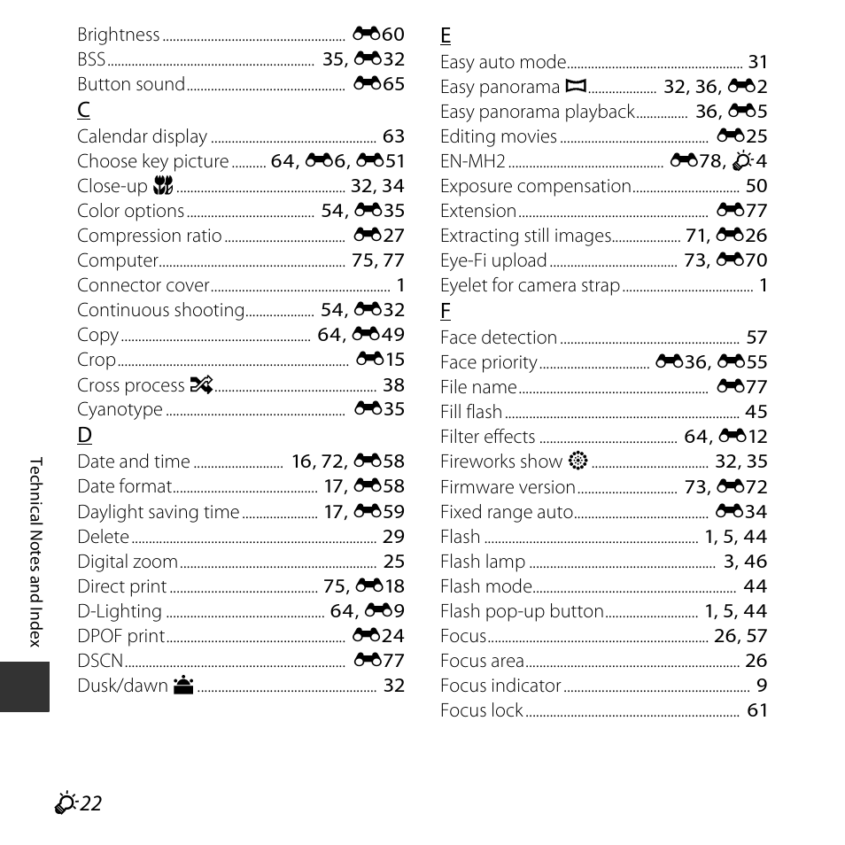 Nikon L830 User Manual | Page 200 / 204