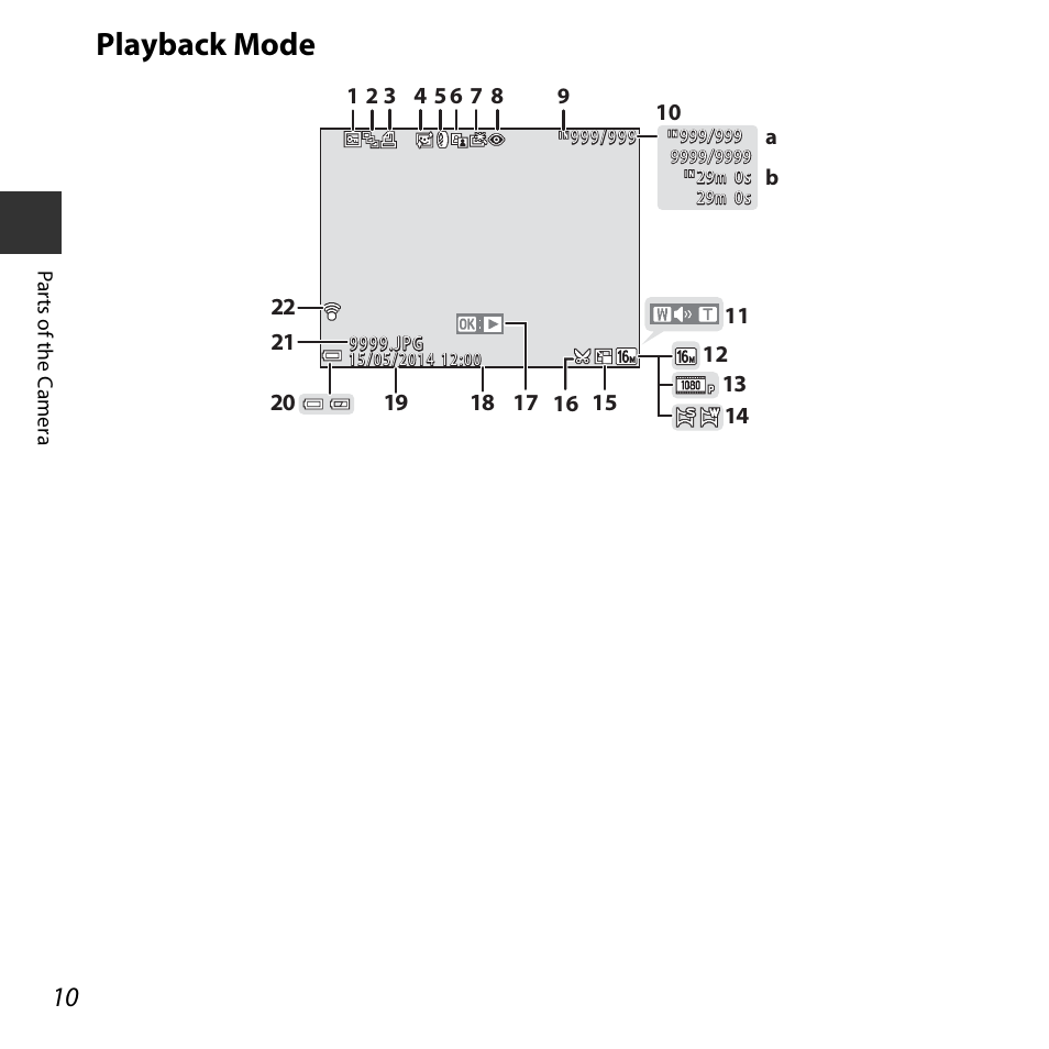 Playback mode | Nikon L830 User Manual | Page 30 / 204