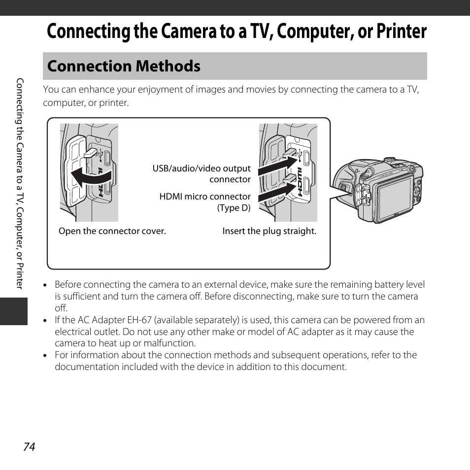 Connection methods | Nikon L830 User Manual | Page 94 / 204