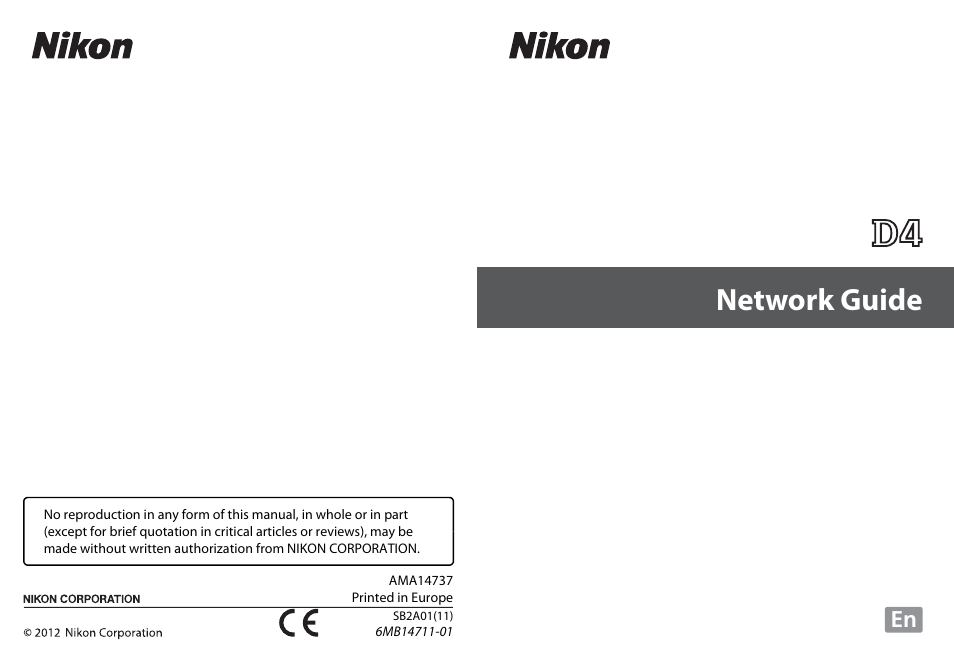 Network guide | Nikon D4 User Manual | Page 100 / 100