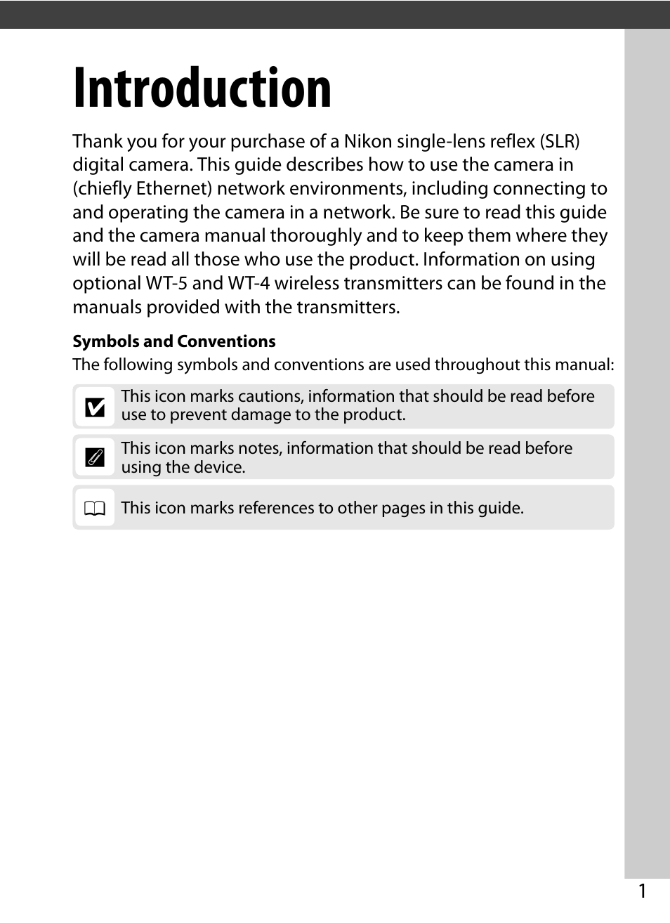 Introduction | Nikon D4 User Manual | Page 11 / 100