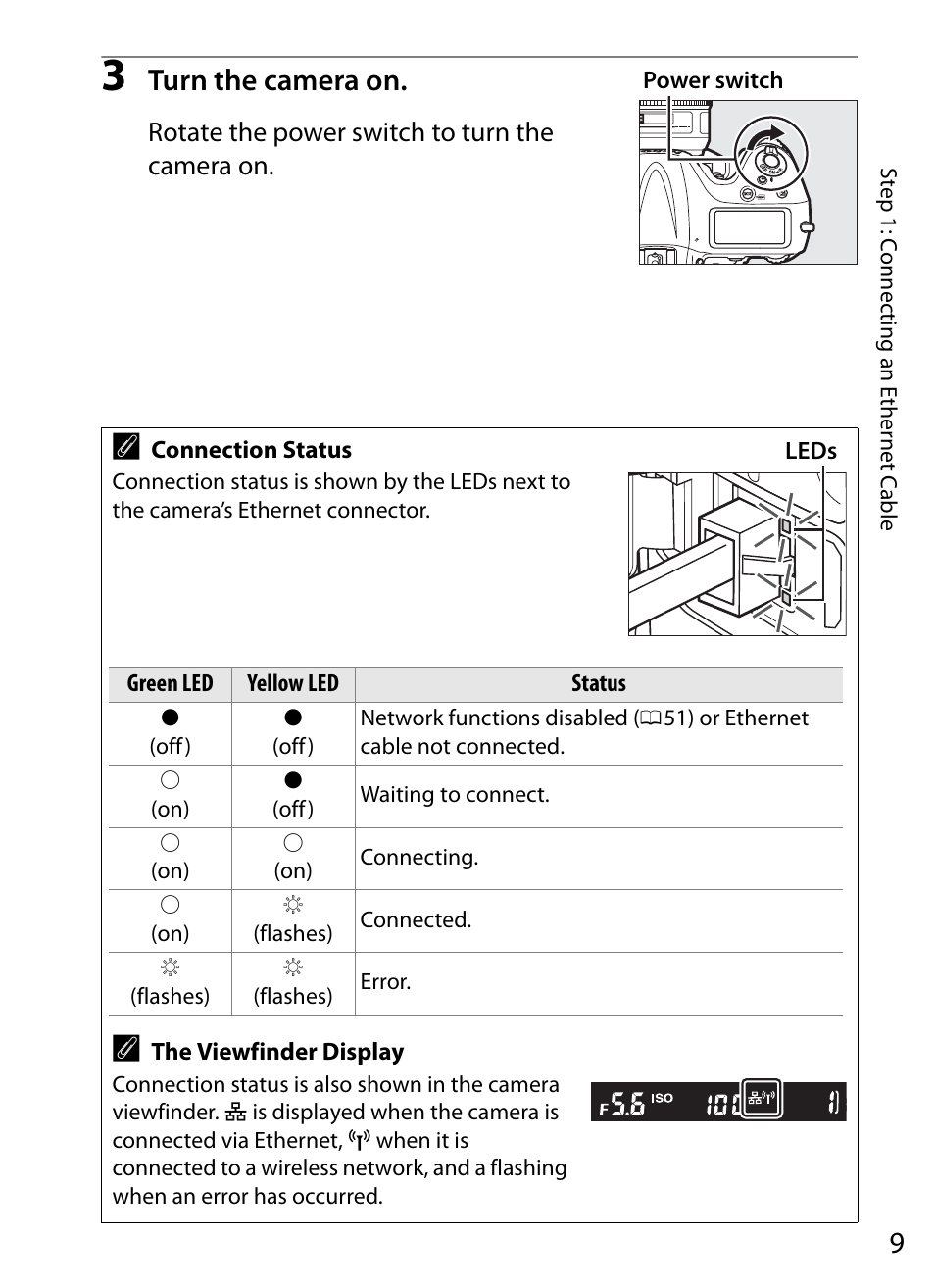 Turn the camera on | Nikon D4 User Manual | Page 19 / 100