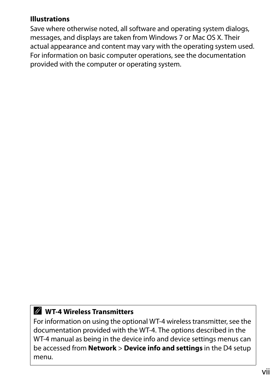 Nikon D4 User Manual | Page 7 / 100