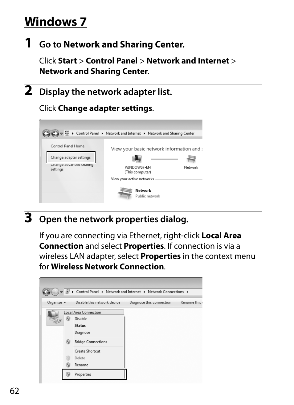 Windows 7 | Nikon D4 User Manual | Page 72 / 100