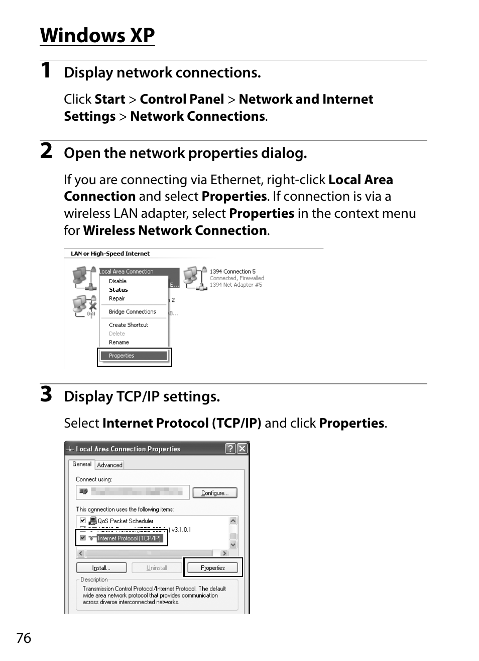 Windows xp | Nikon D4 User Manual | Page 86 / 100