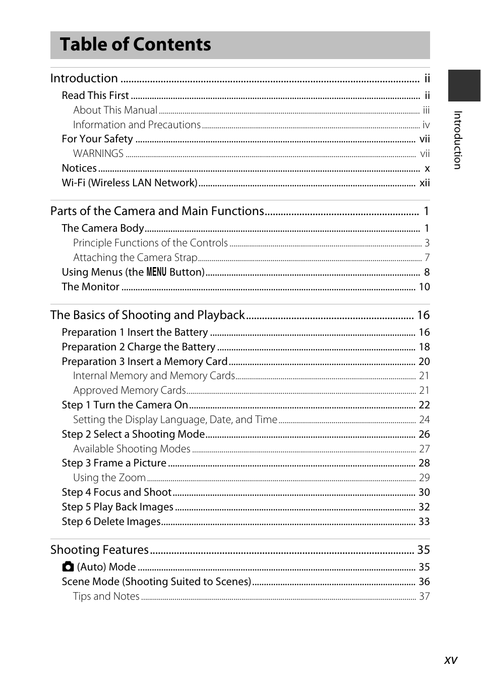 Nikon P340 User Manual | Page 17 / 240