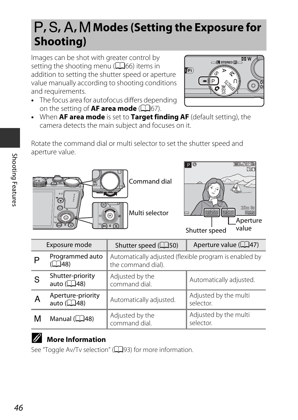 A46) | Nikon P340 User Manual | Page 68 / 240