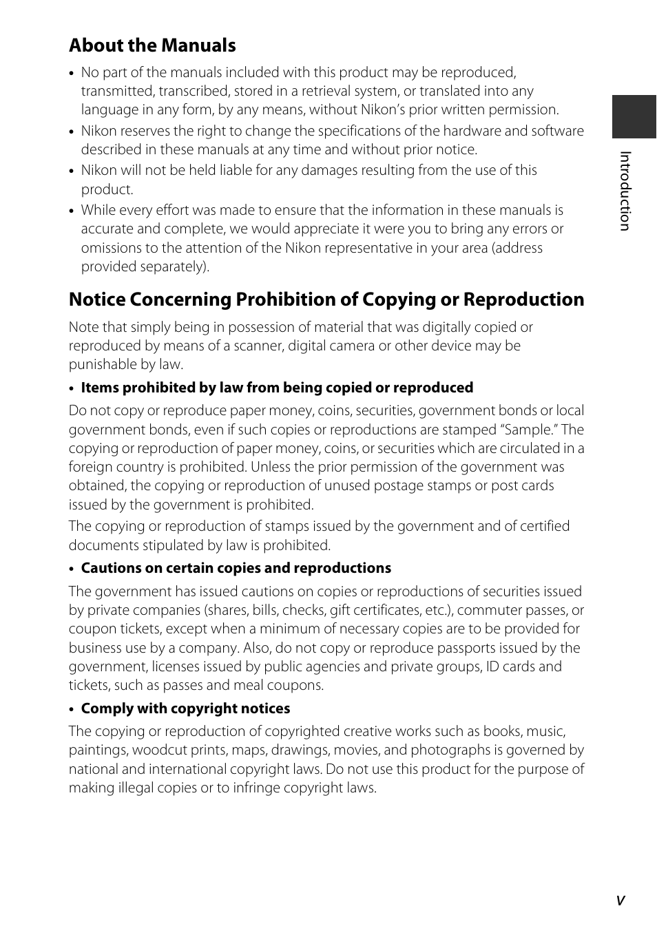 About the manuals | Nikon P340 User Manual | Page 7 / 240