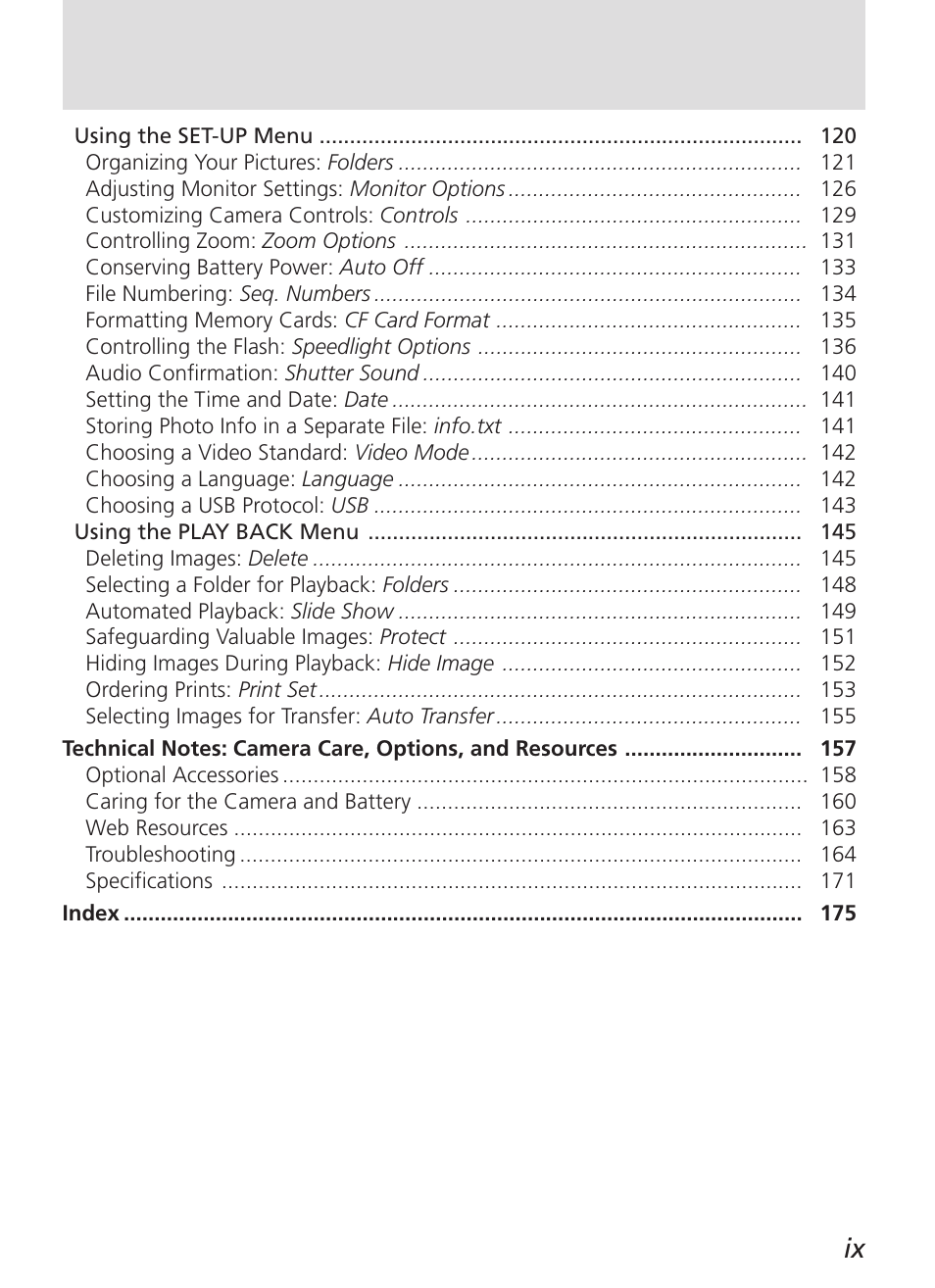 Nikon 5700 User Manual | Page 11 / 192