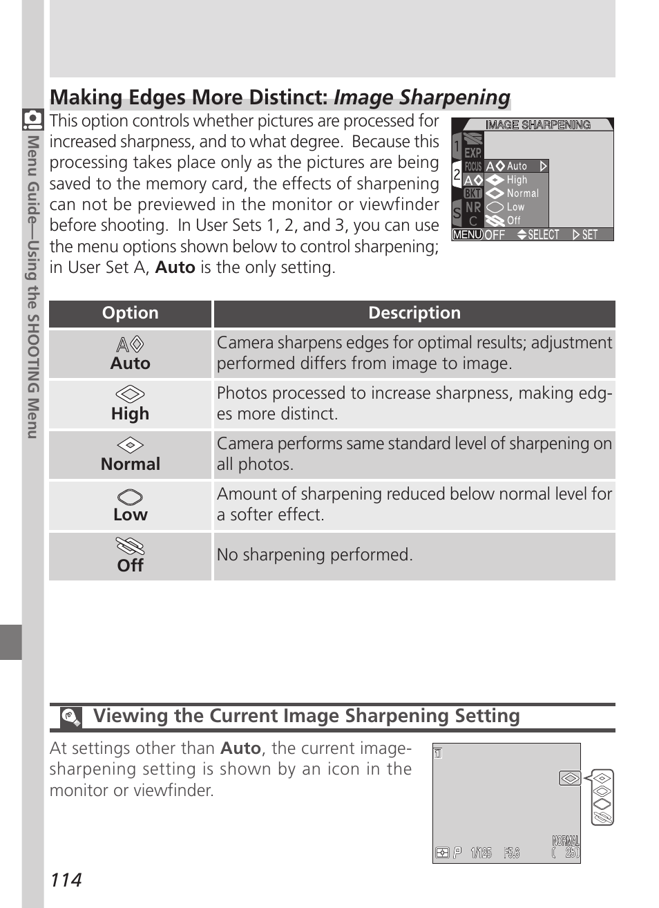 Making edges more distinct: image sharpening | Nikon 5700 User Manual | Page 126 / 192