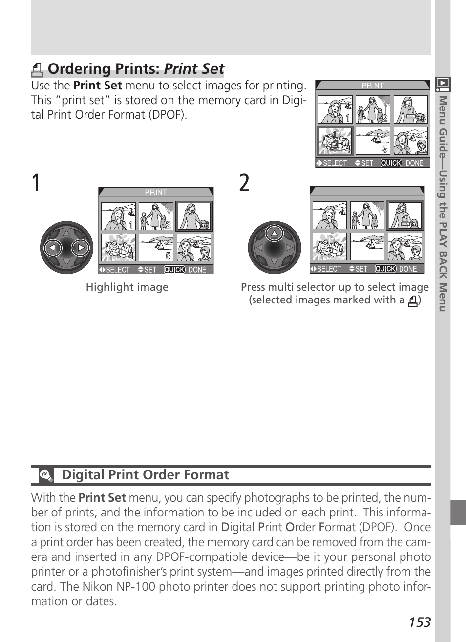 Ordering prints: print set | Nikon 5700 User Manual | Page 165 / 192