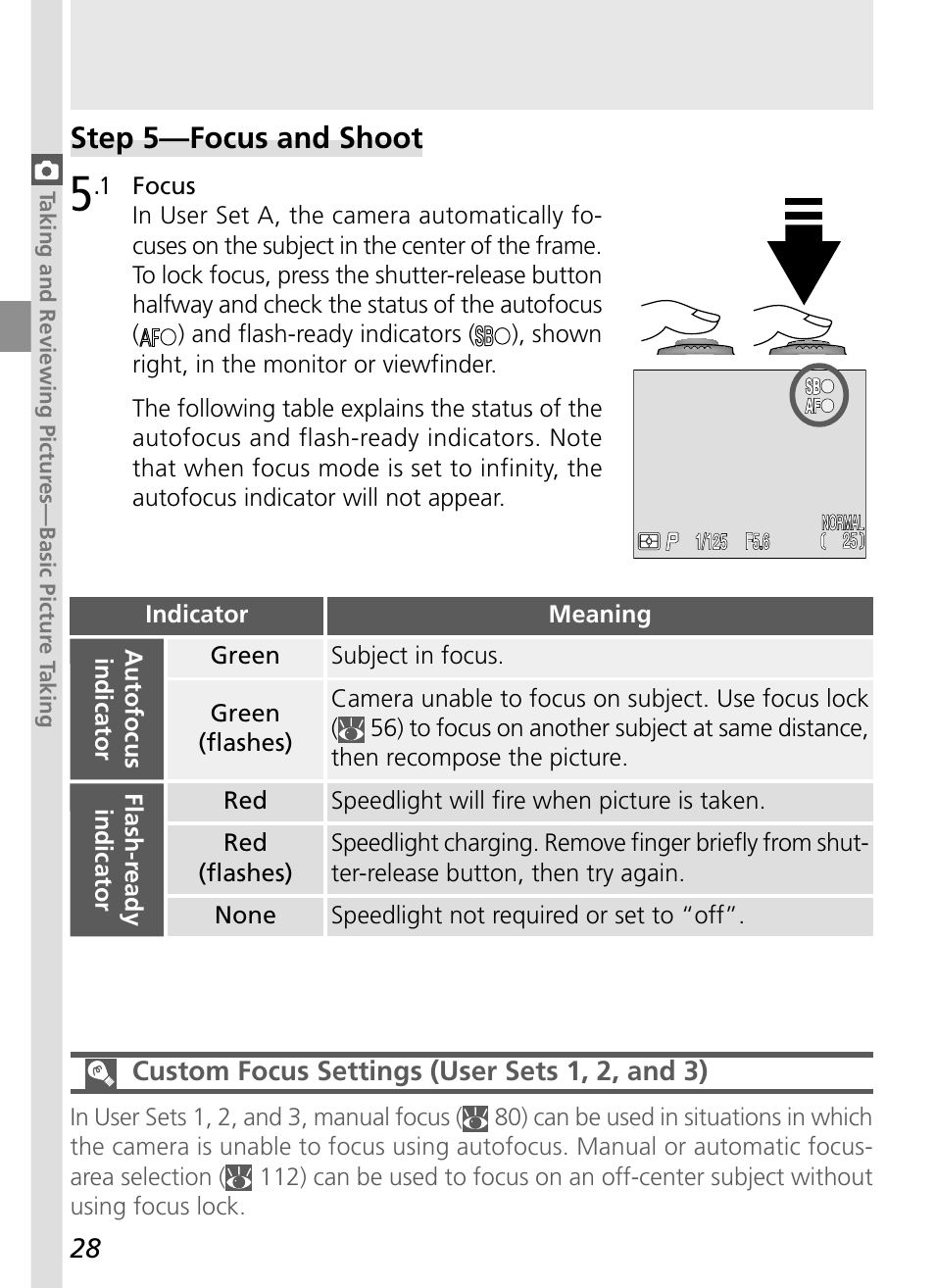 Step 5—focus and shoot | Nikon 5700 User Manual | Page 40 / 192