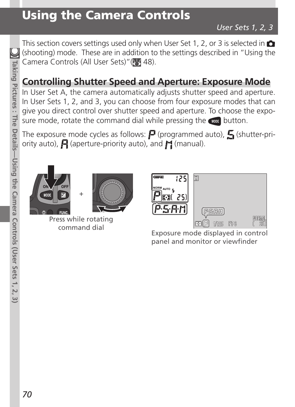 Using the camera controls | Nikon 5700 User Manual | Page 82 / 192