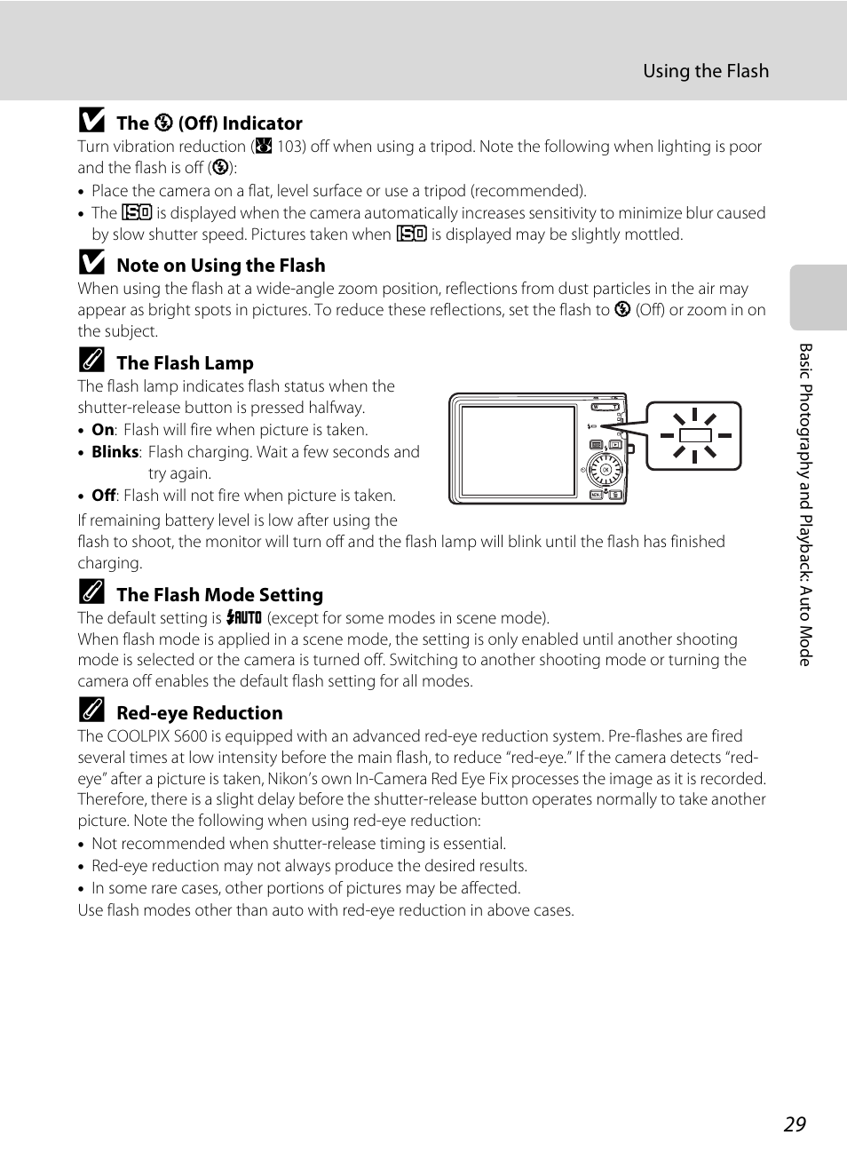 Nikon S600 User Manual | Page 41 / 144