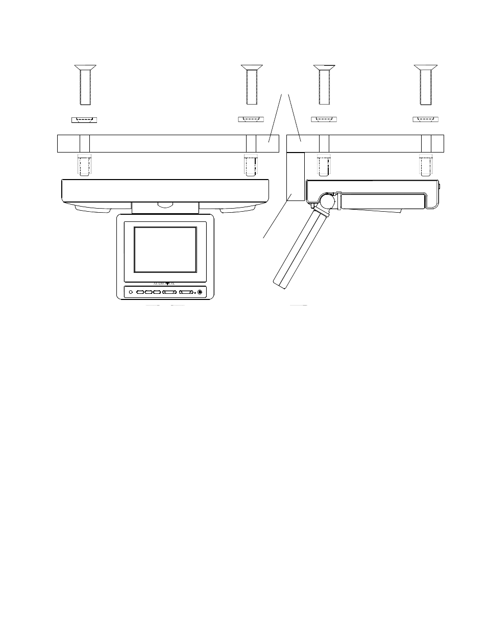 Under cabinet installation, Cabinet or shelf bottom edge molding | Audiovox VE-500A User Manual | Page 5 / 16