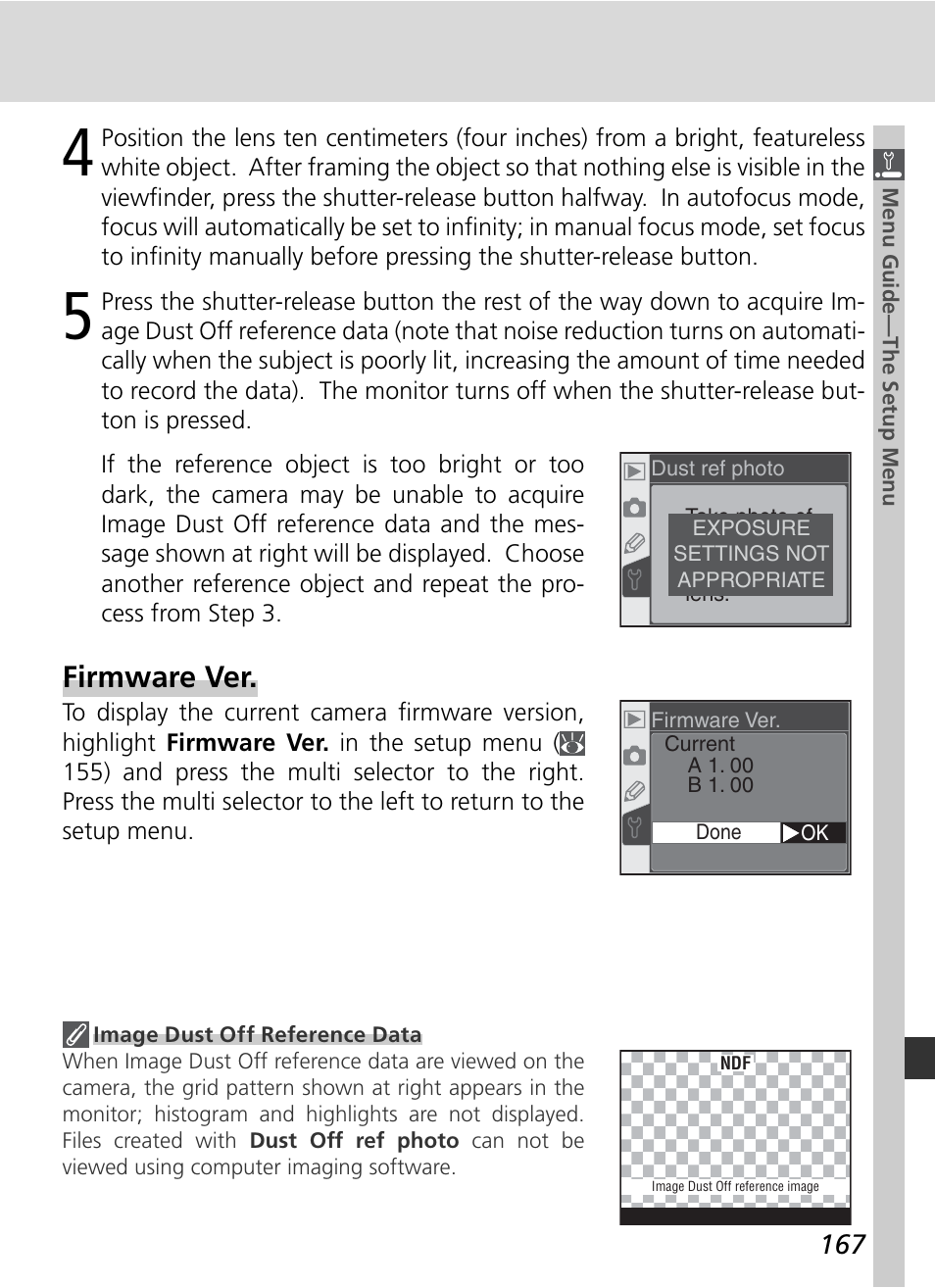 Firmware ver | Nikon D70 User Manual | Page 177 / 218