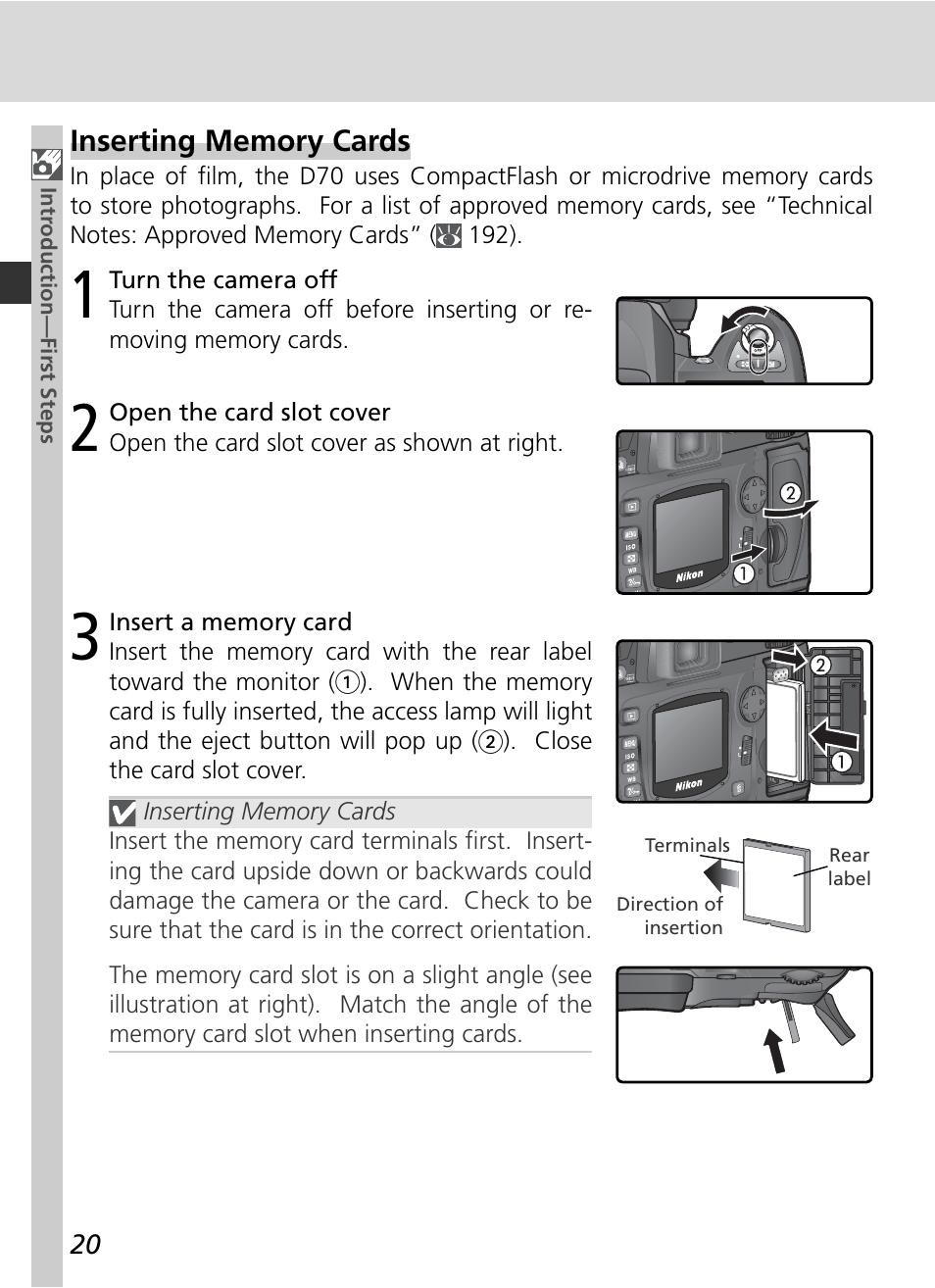 Nikon D70 User Manual | Page 30 / 218