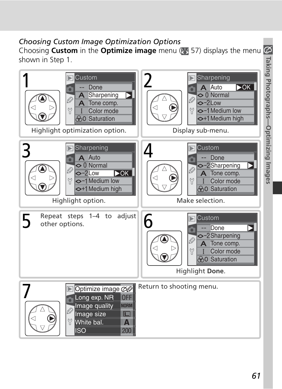 Nikon D70 User Manual | Page 71 / 218