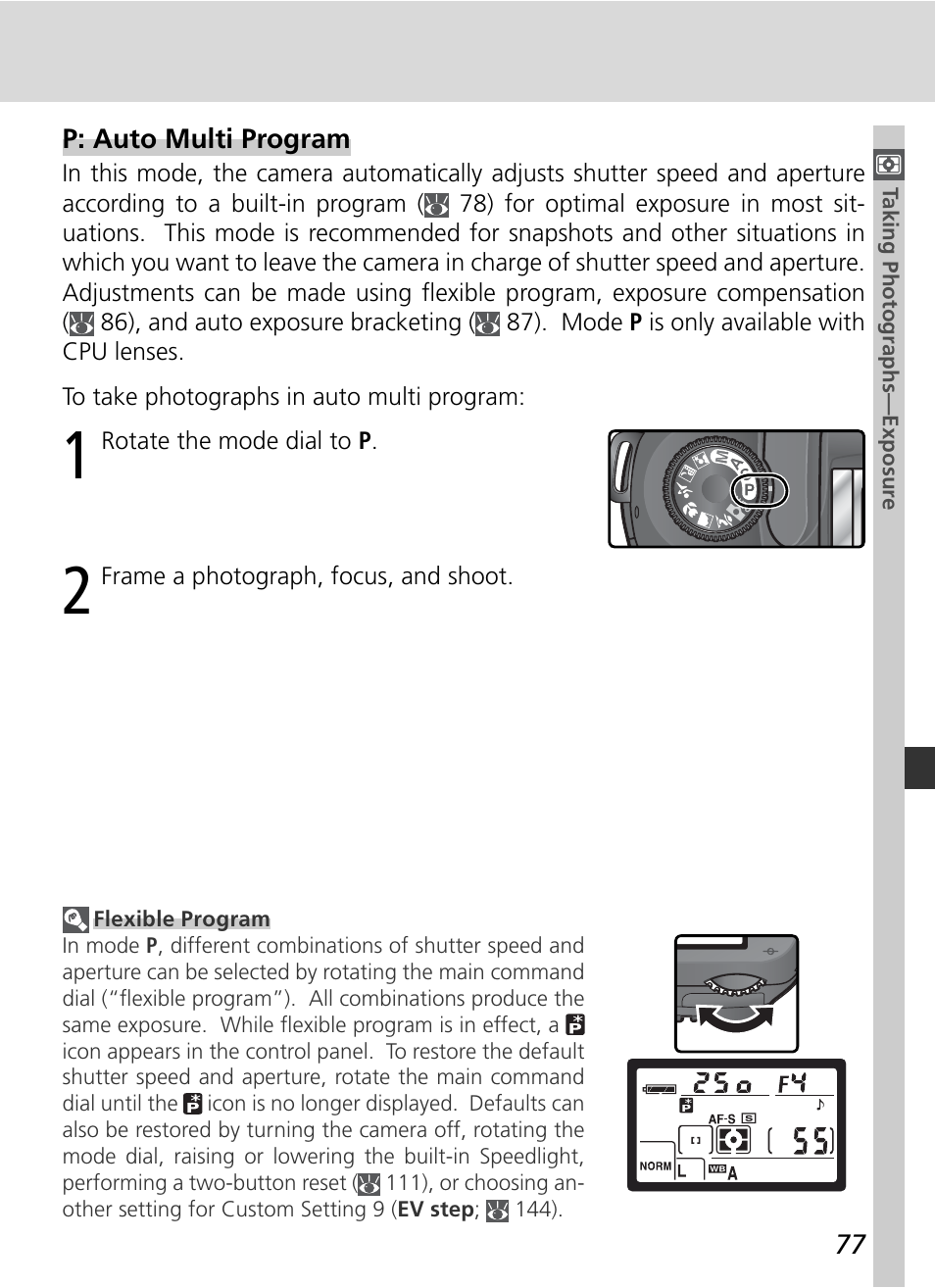 Nikon D70 User Manual | Page 87 / 218