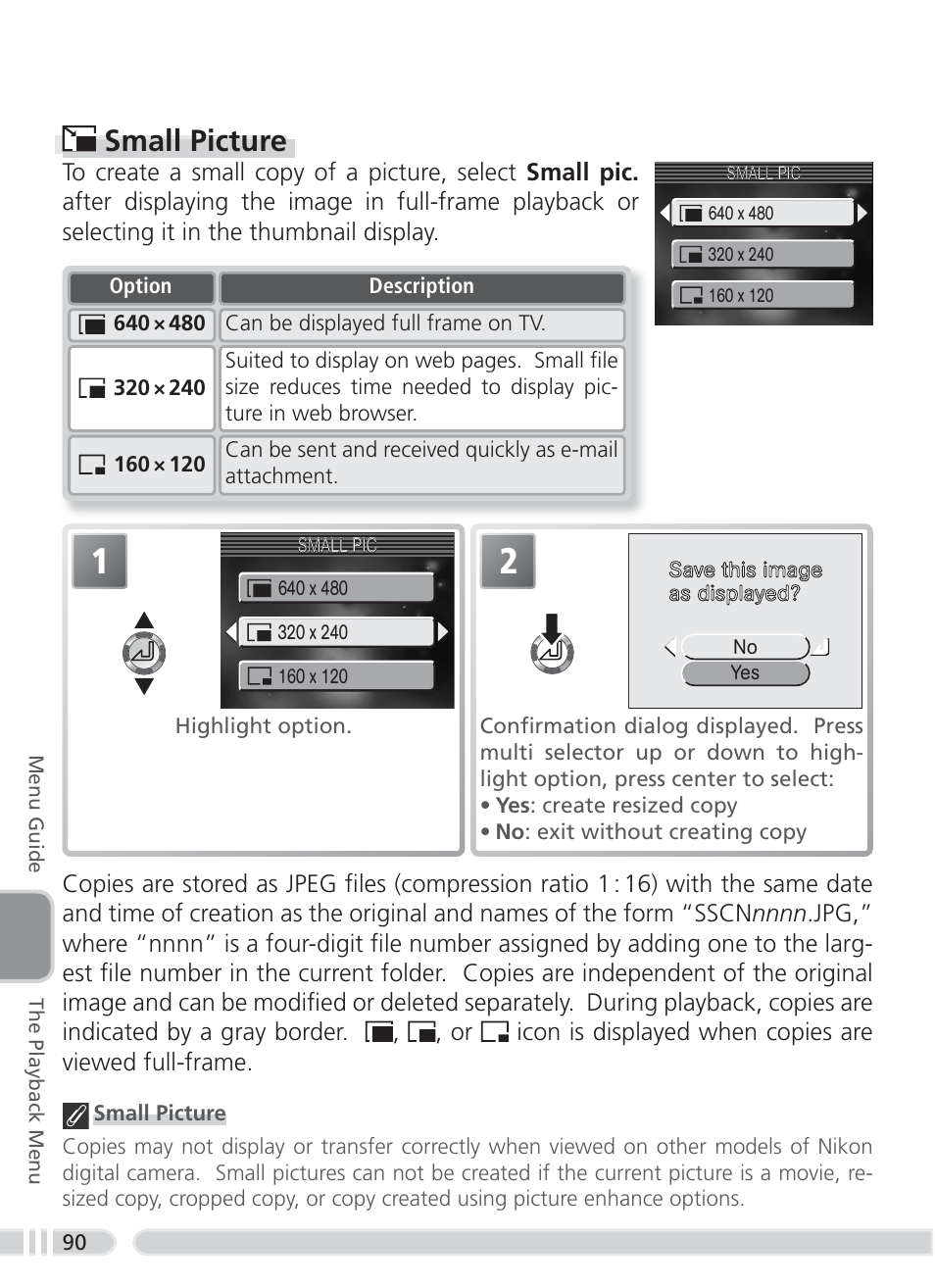 Small picture | Nikon 3700 User Manual | Page 100 / 127