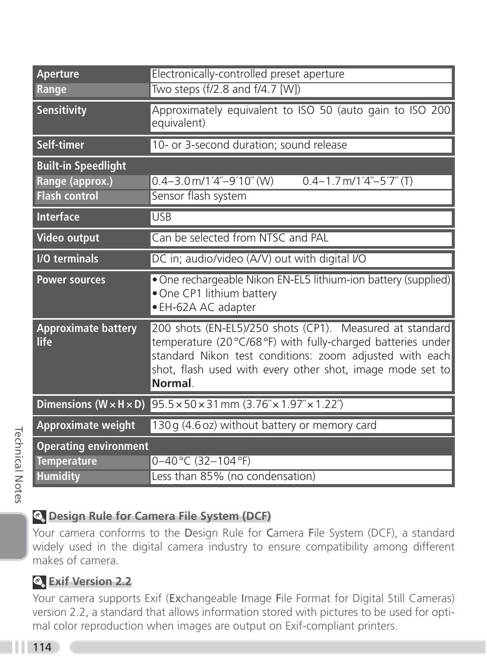 Nikon 3700 User Manual | Page 124 / 127