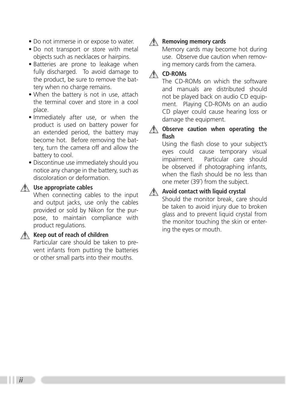 Nikon 3700 User Manual | Page 4 / 127