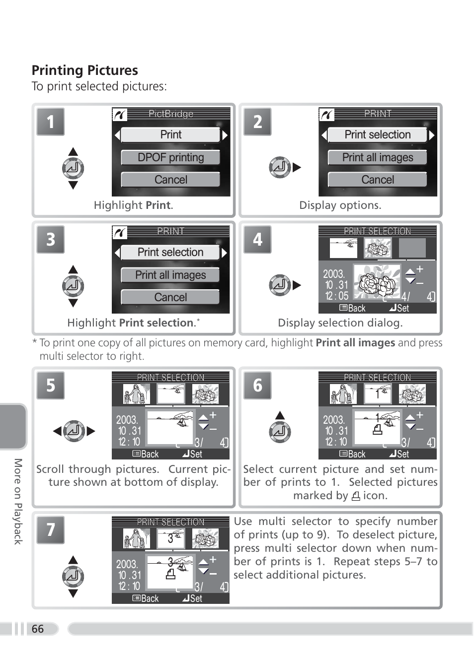 Printing pictures | Nikon 3700 User Manual | Page 76 / 127