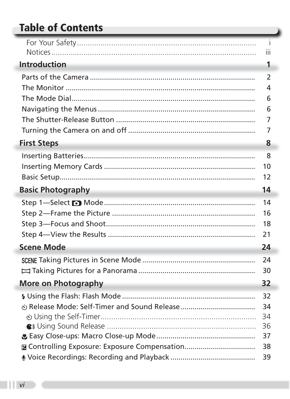 Nikon 3700 User Manual | Page 8 / 127