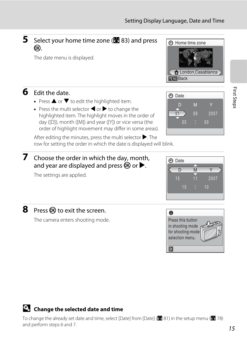 Nikon L15 User Manual | Page 27 / 128