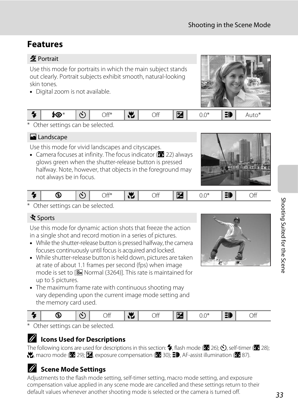 Features | Nikon L15 User Manual | Page 45 / 128