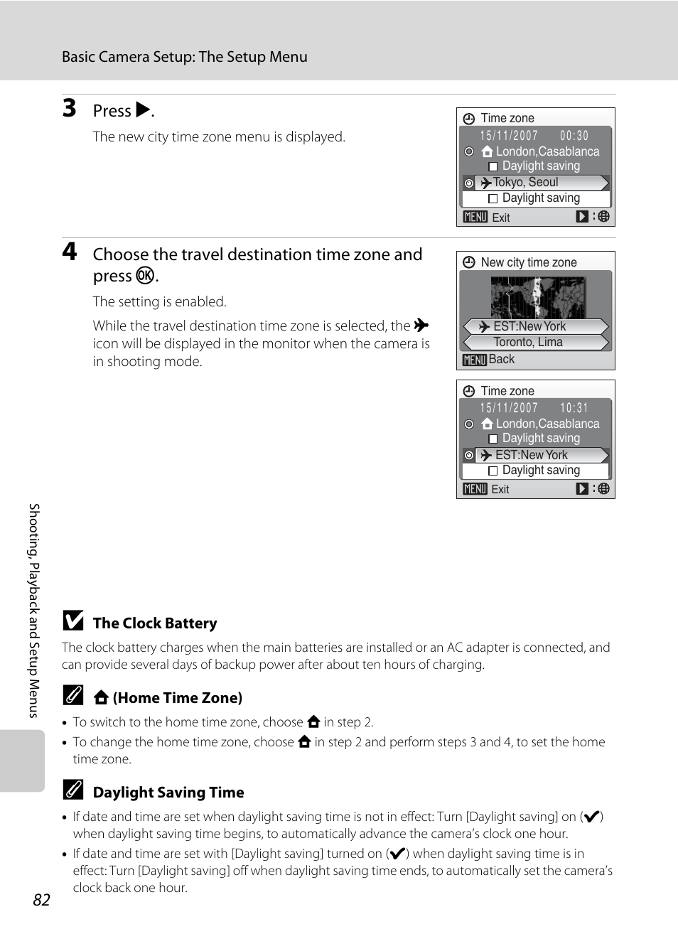 Press k | Nikon L15 User Manual | Page 94 / 128