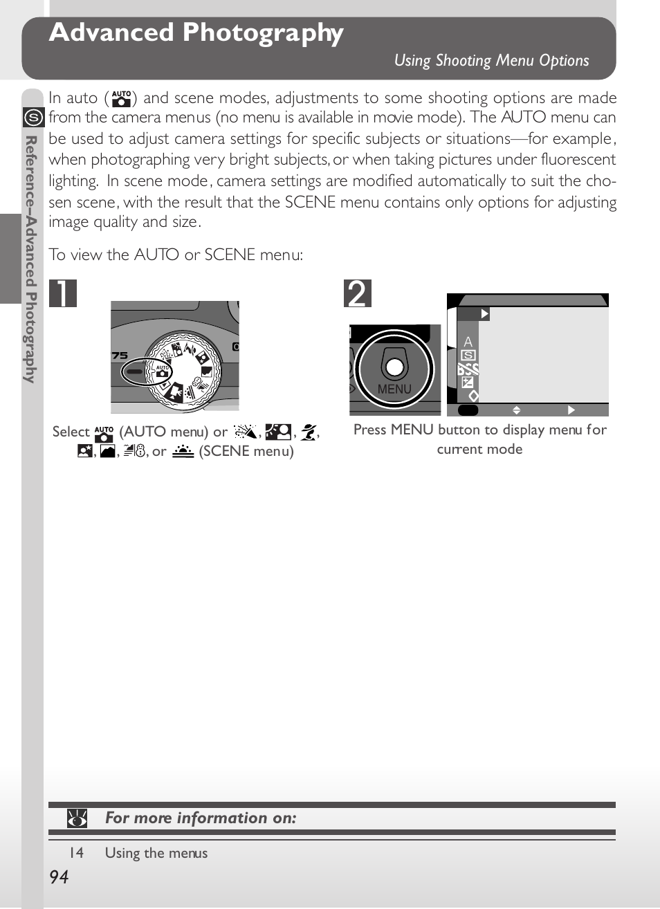 Advanced photography | Nikon 775 User Manual | Page 108 / 182