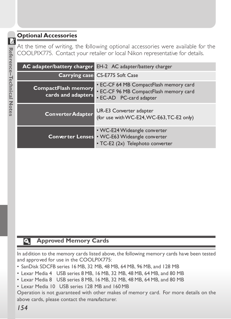 Nikon 775 User Manual | Page 168 / 182