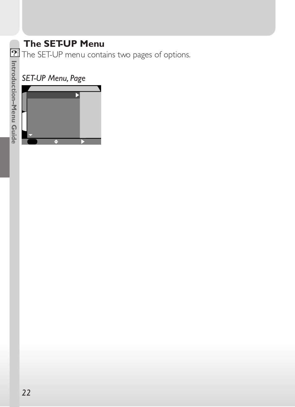 The set-up menu | Nikon 775 User Manual | Page 36 / 182