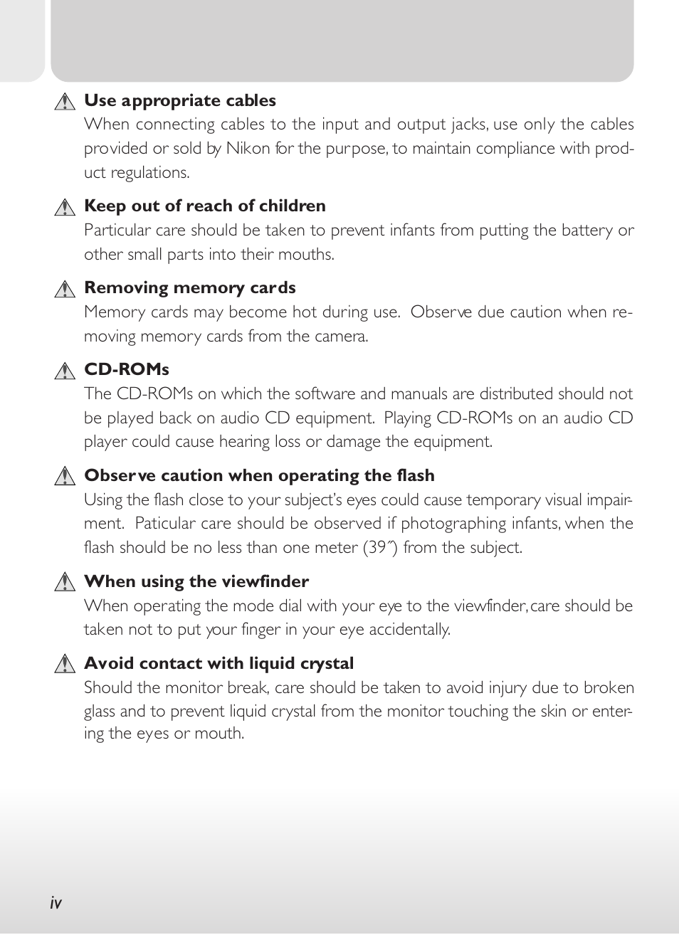 Nikon 775 User Manual | Page 4 / 182