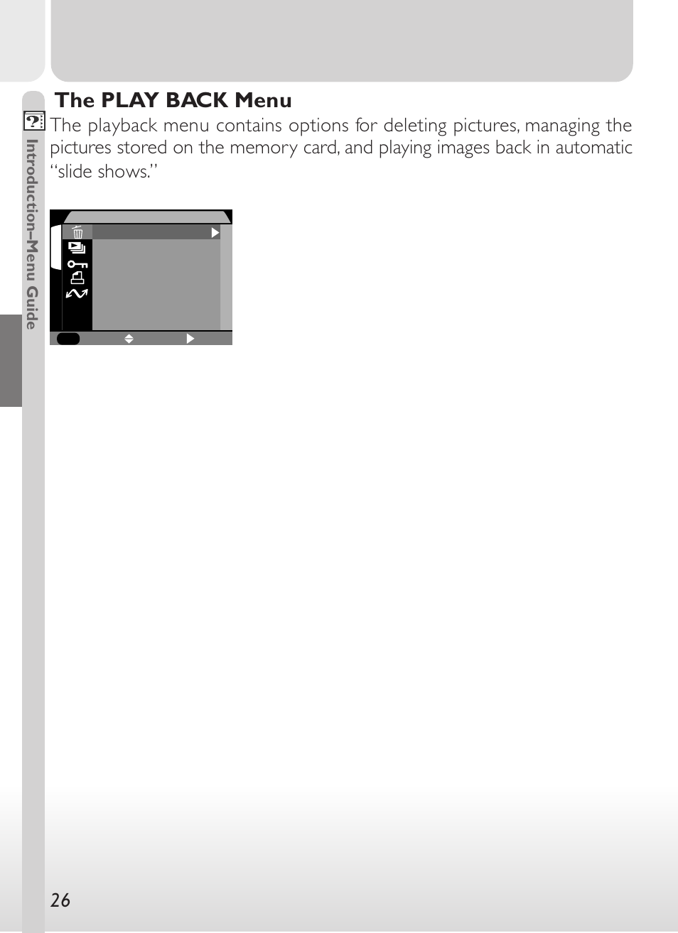 The play back menu | Nikon 775 User Manual | Page 40 / 182