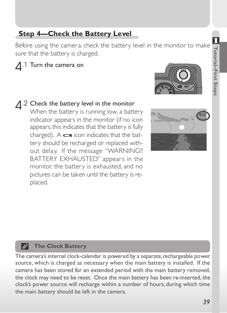 Step 4—check the battery level | Nikon 775 User Manual | Page 53 / 182