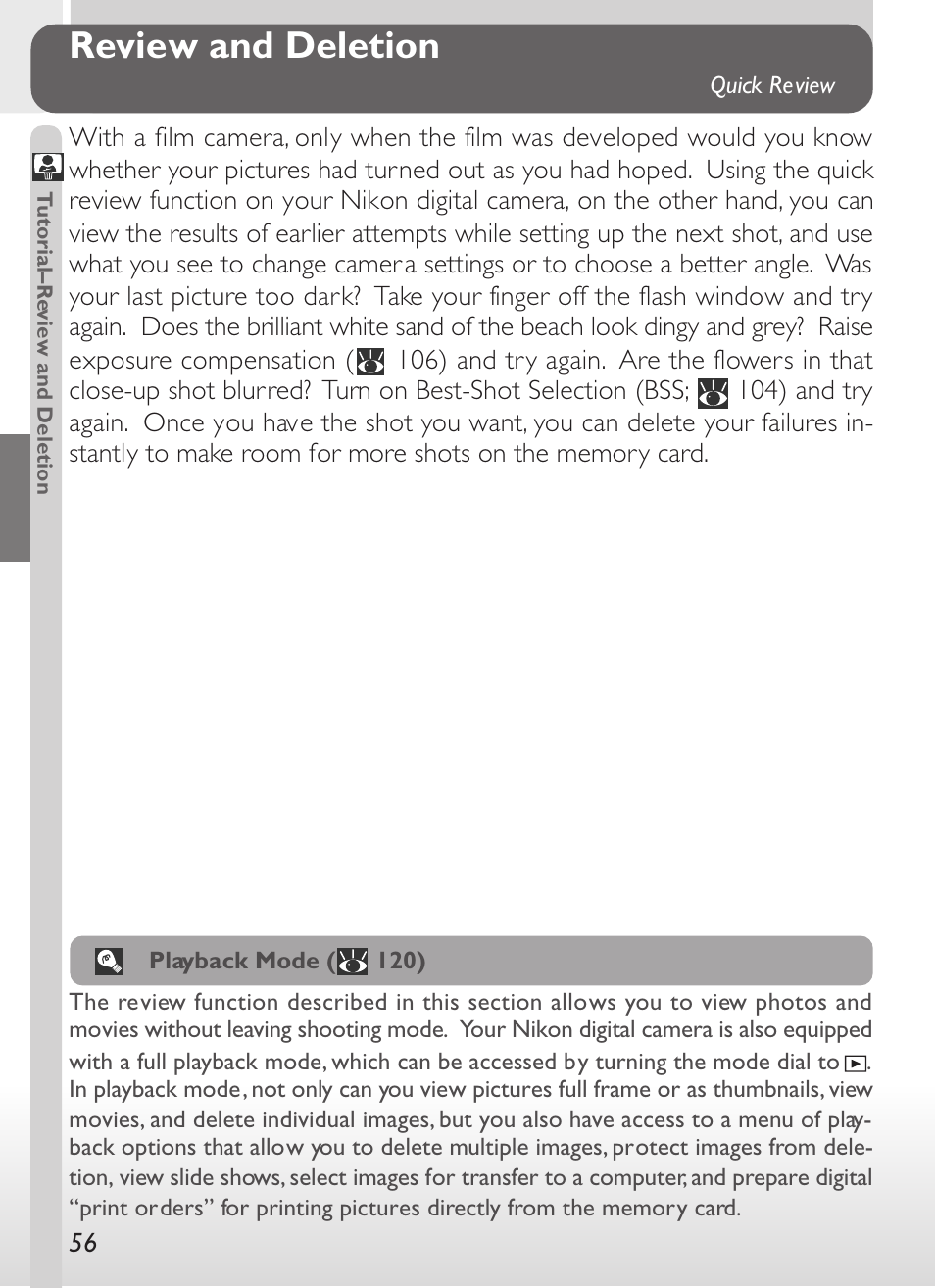 Review and deletion | Nikon 775 User Manual | Page 70 / 182