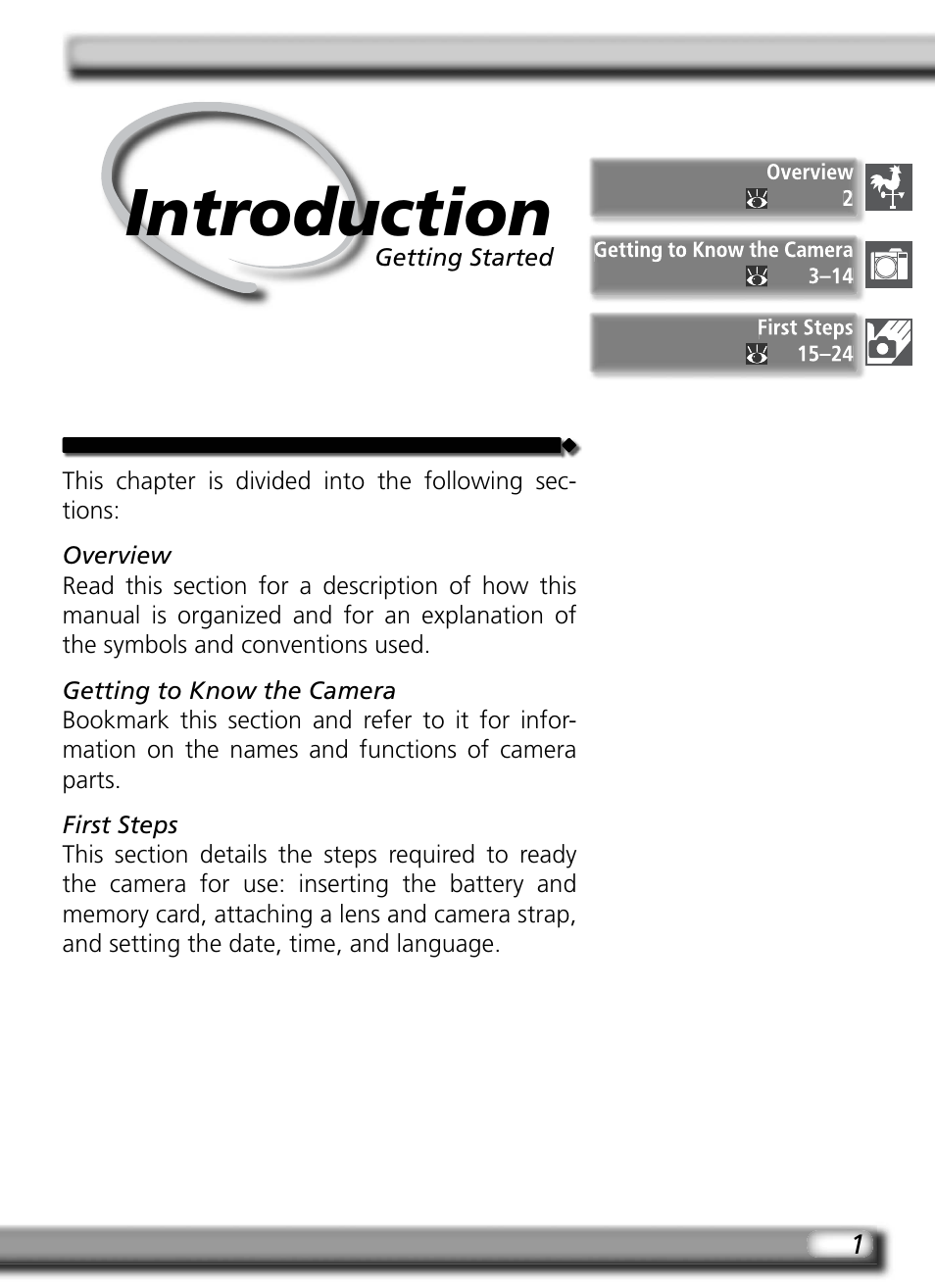 Introduction | Nikon D2X User Manual | Page 15 / 279