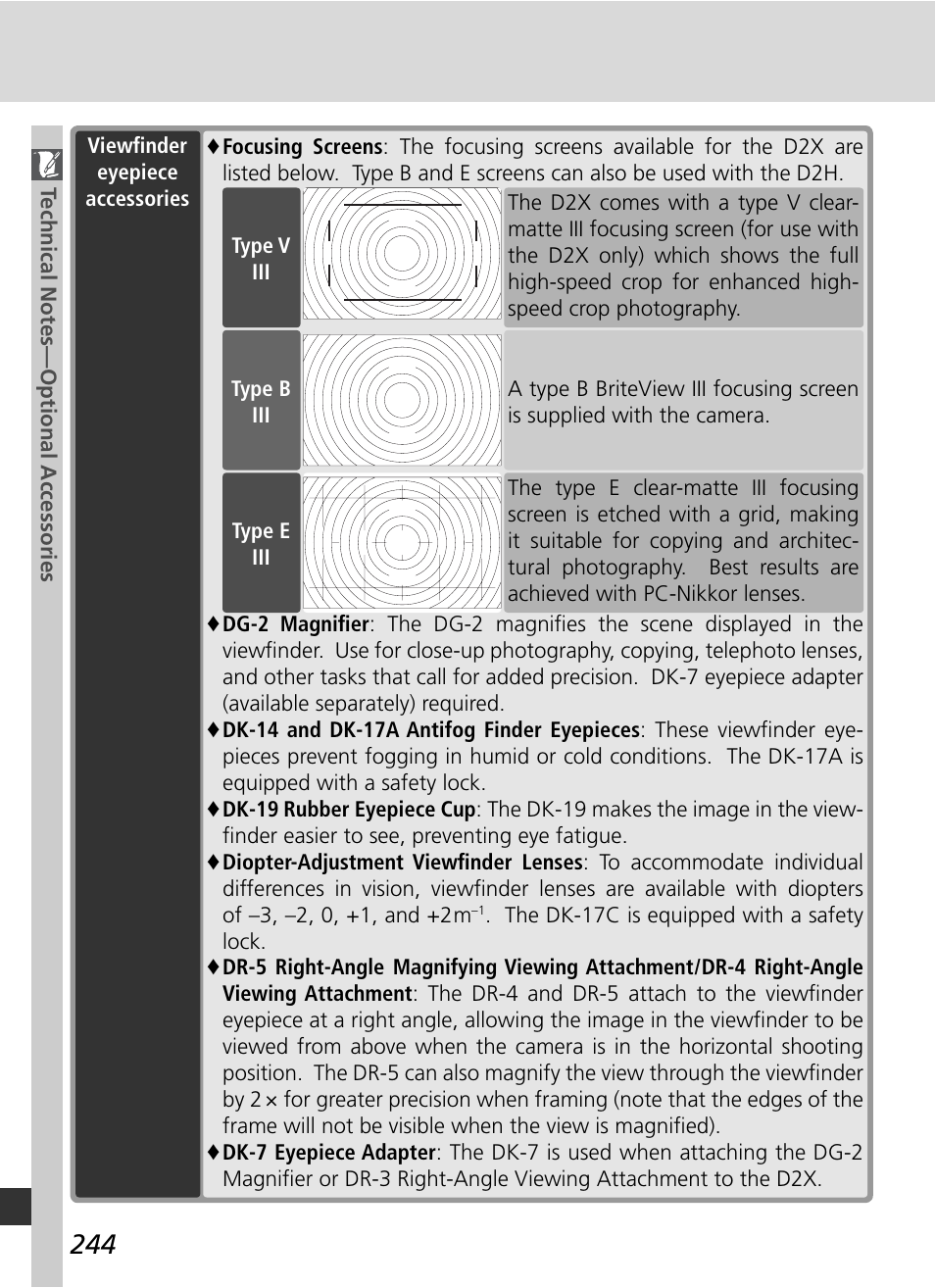 Nikon D2X User Manual | Page 258 / 279