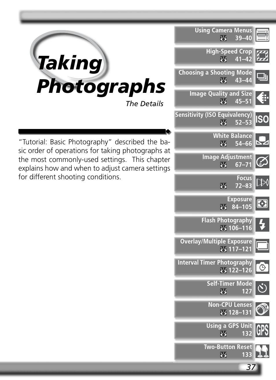 Taking photographs | Nikon D2X User Manual | Page 51 / 279