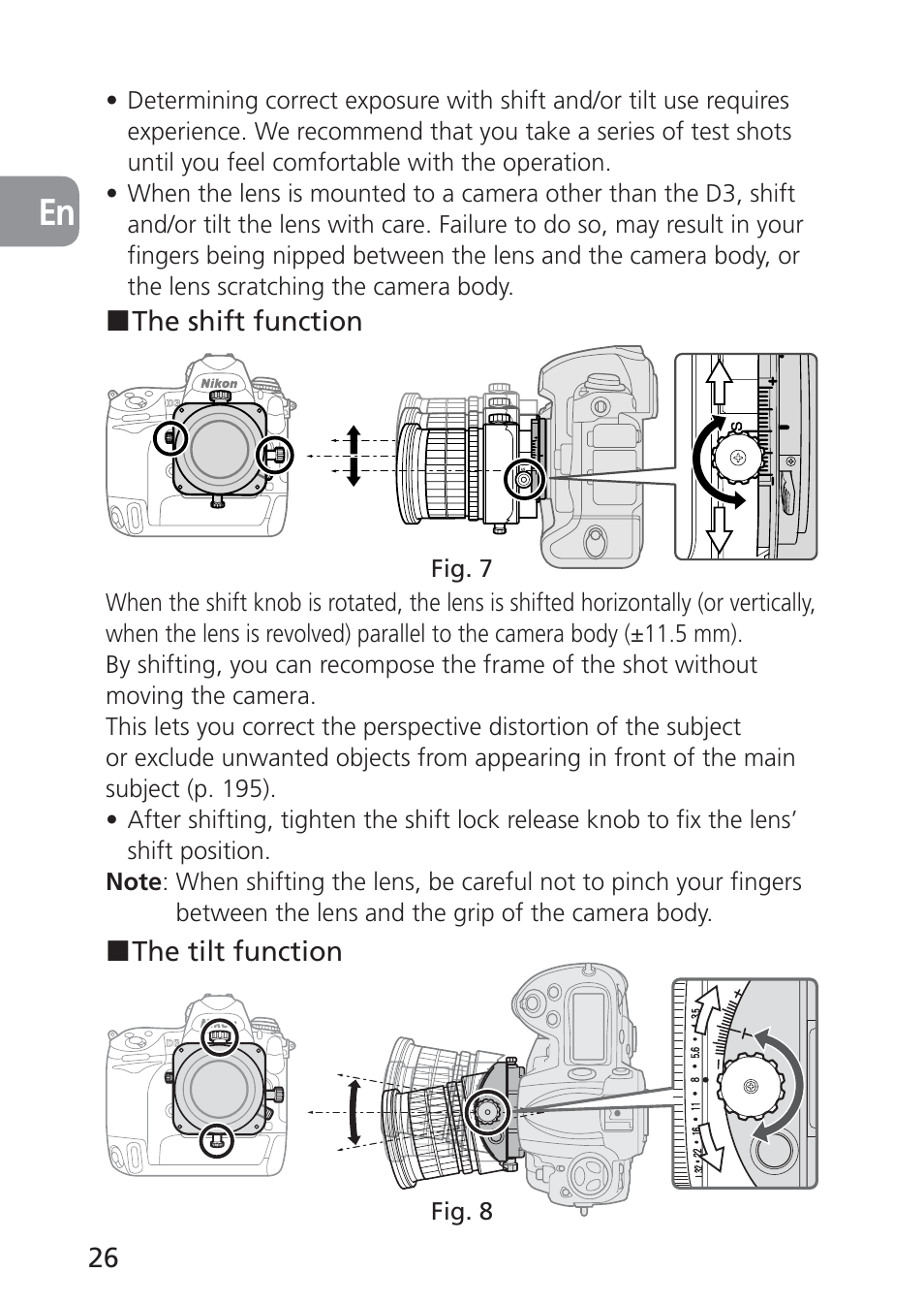 Nikon PC-E NIKKOR 24mm f-3.5D ED User Manual | Page 26 / 224